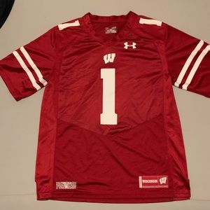 Wisconsin Badgers Under Armour Football Jersey - M